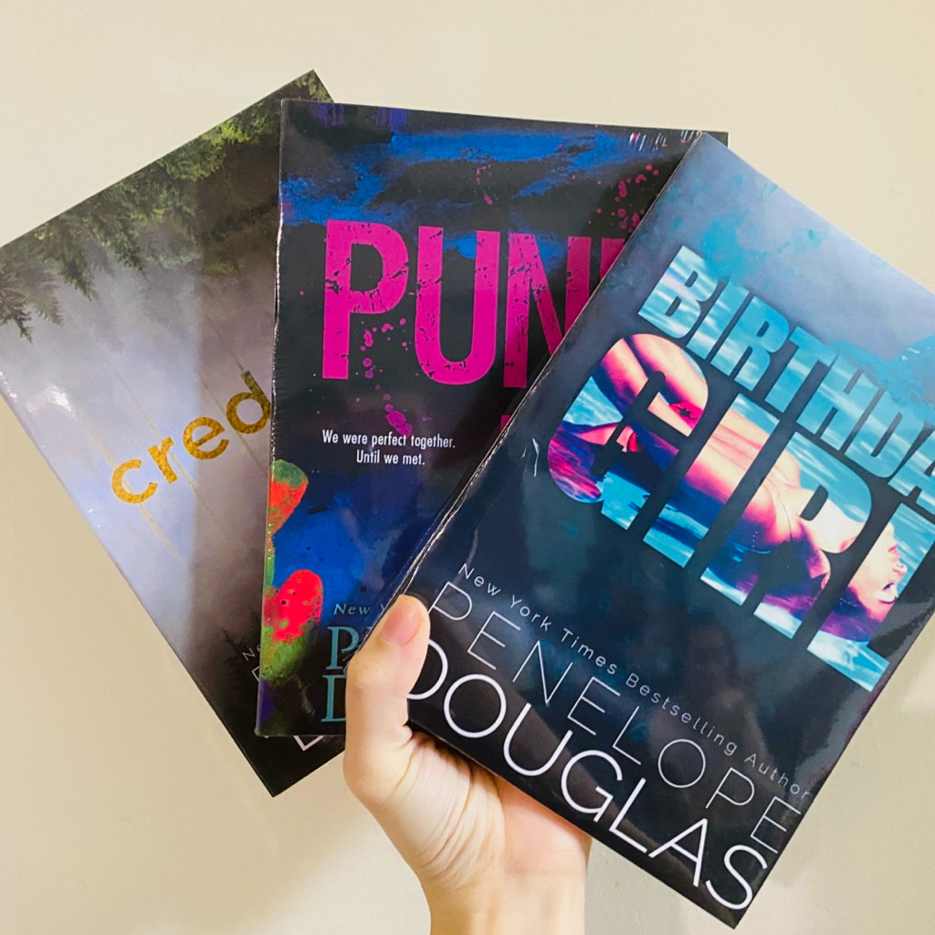 Penelope Douglas 3 Books Series - Punk 57, Birthday Girl, Credence ENGKL