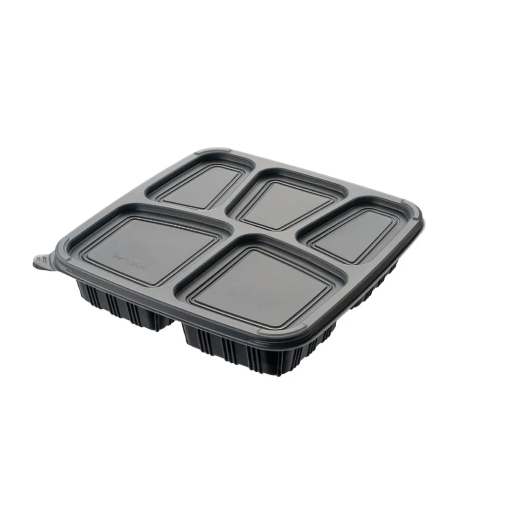 SW-PPSQ กล่องอาหารกลางวัน 4 & 3 และ 5 ช่อง PP-SQ4 & SQ3/ PP พลาสติกกล่องอาหาร Bento Box