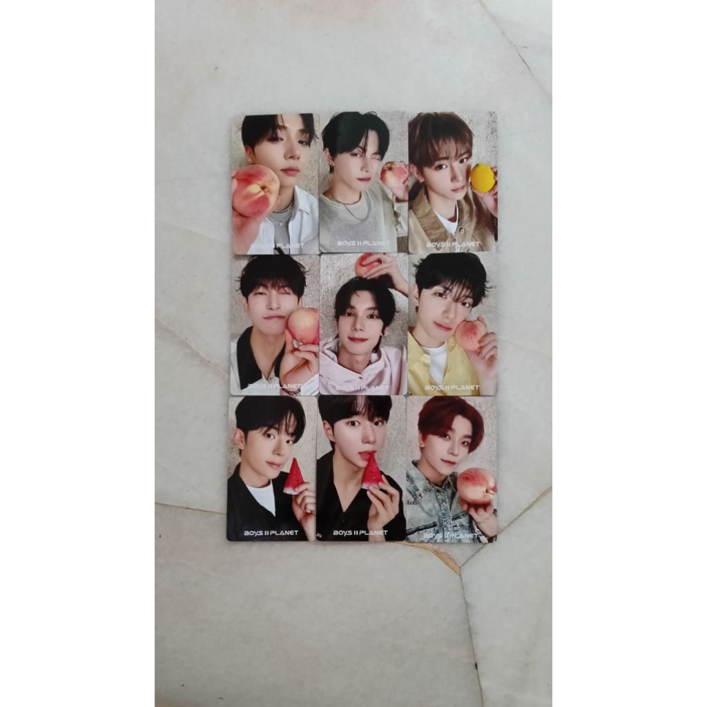 Boys2planet Planet Card station 7 unofficial photocard boys planet Lee Sang Won Zhou An Xin he Xin L