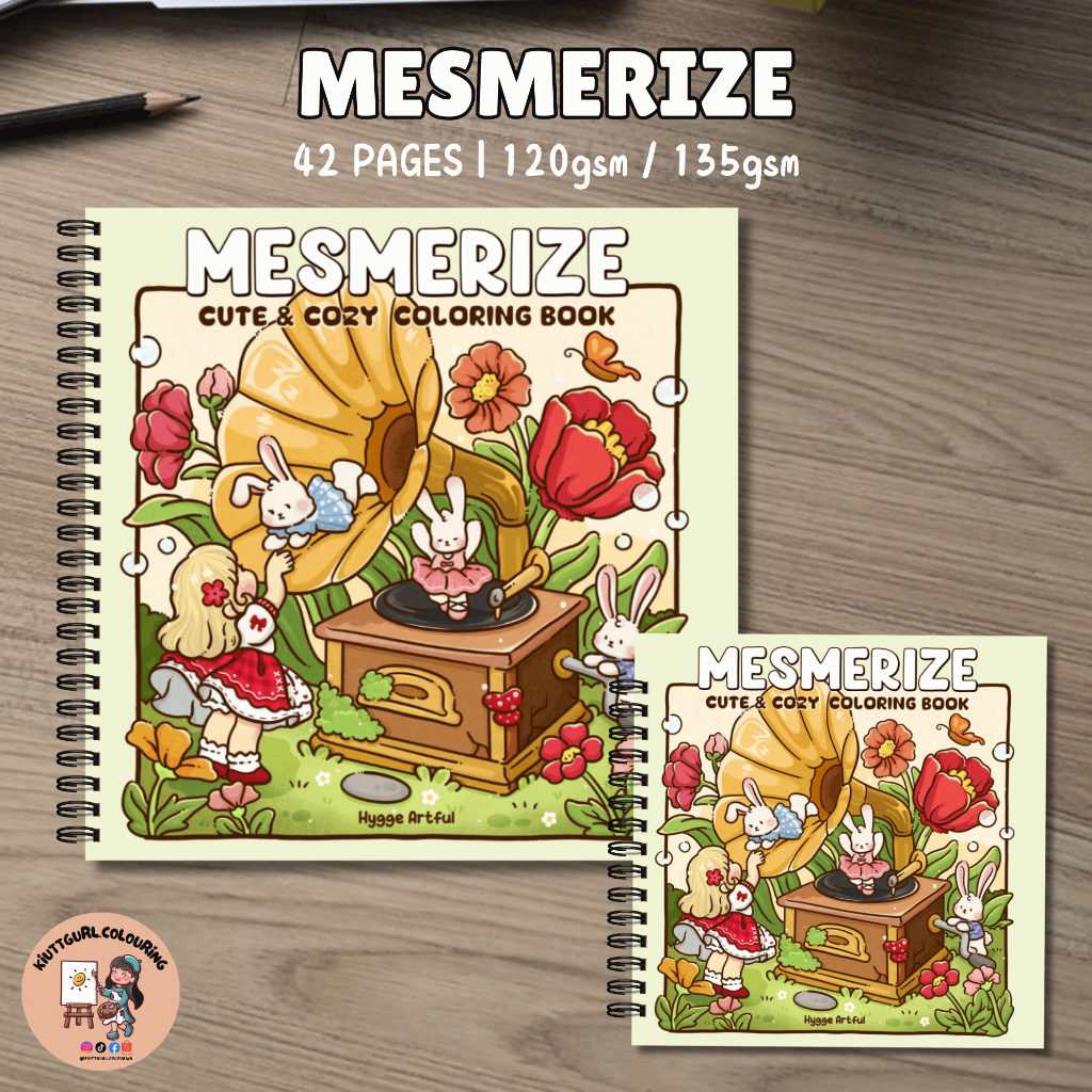 MESMERIZE By Hygge สมุดระบายสีศิลปะ 42 หน้า