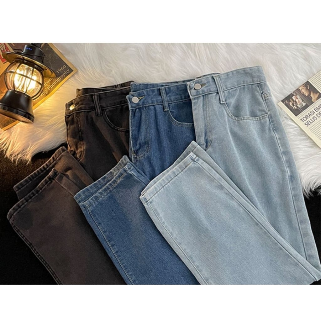 [MY] Asian Unisex Loose Jeans