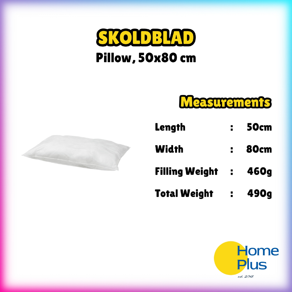 HomePlus ️ หมอน IKEA SKOLDBLAD 50x80 ซม