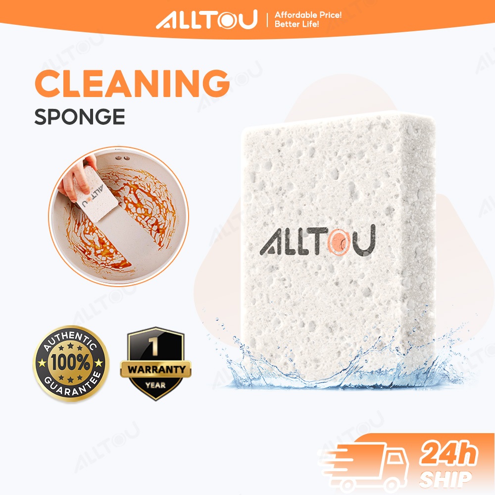 ALLTOU ฟองน้ําทําความสะอาด Mini Compressed Super Absorbent Quick-Drying สําหรับห้องครัว, จานและเคาน์