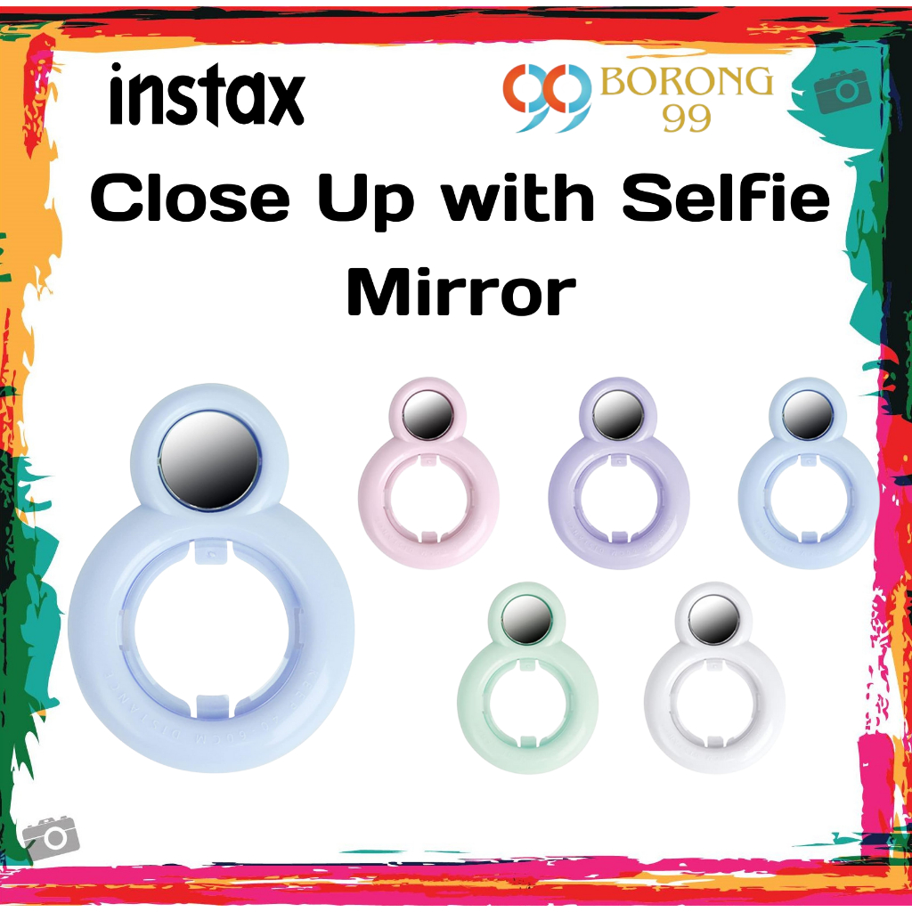 Instax Selfie Mirror สําหรับ Instax Mini 12 Self-Portrait Mirror สําหรับกล้อง Fujifilm Instax Mini 1