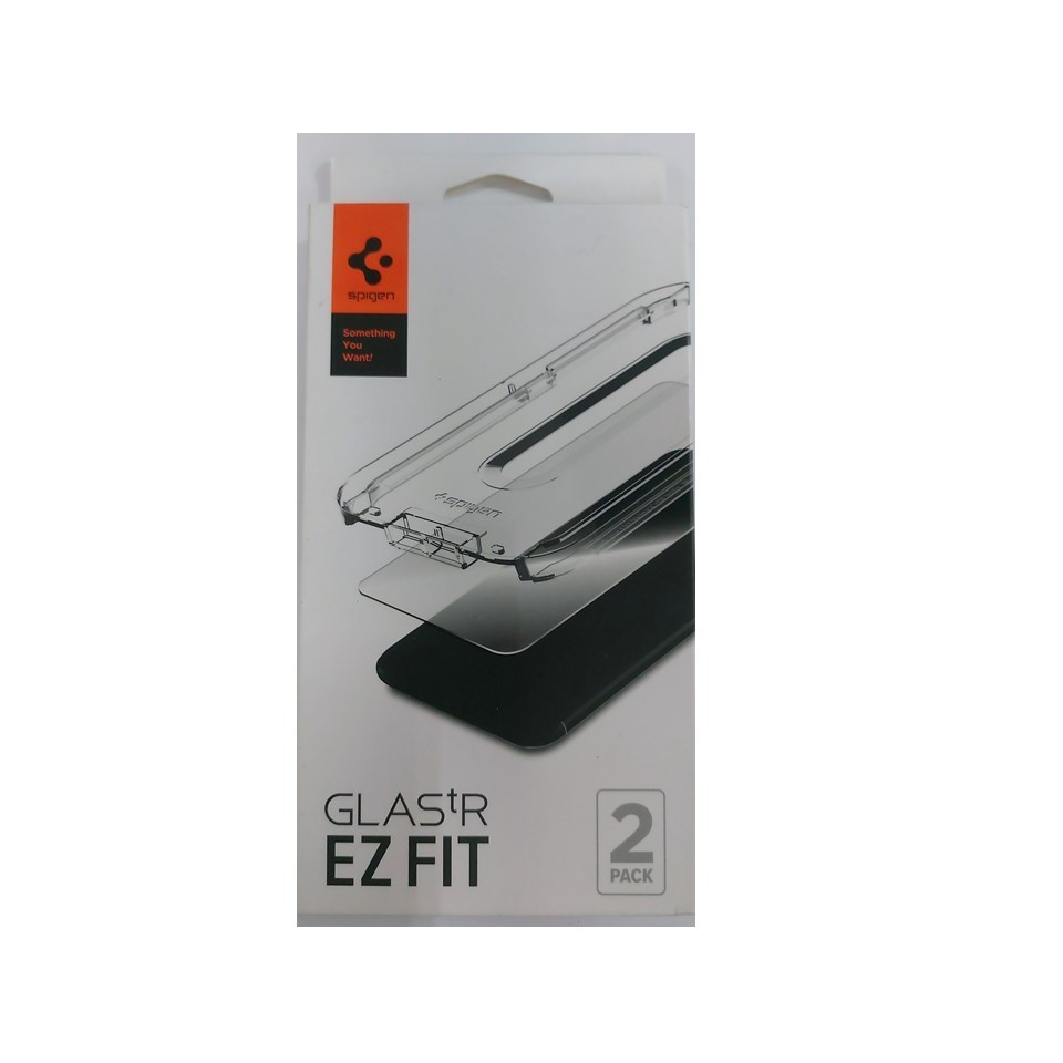 Spigen iPhone 12 Pro Max glas.tr EZ Fit ตัวป้องกันหน้าจอ [2 แพ็ค]*1791*