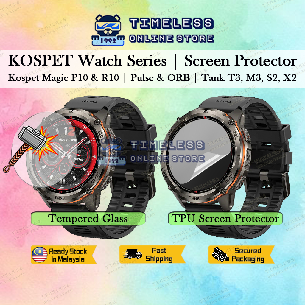 🇲🇾 KOSPET Magic P10, R10, Pulse, ORB, Tank T3, M3, X2 Ultra, S2 ตัวป้องกันหน้าจอ, กระจกนิรภัย & ฟิล์