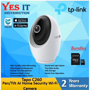 TP-Link Tapo C260 กล้องรักษาความปลอดภัย Wi-Fi