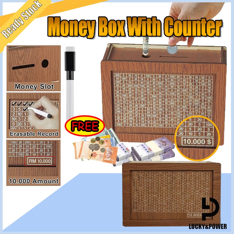 กล่องเงิน Handmade กระปุกออมสินแบบใช้ซ้ําได้ Money Coin Saving Planner Crafts With Saving Money Pang