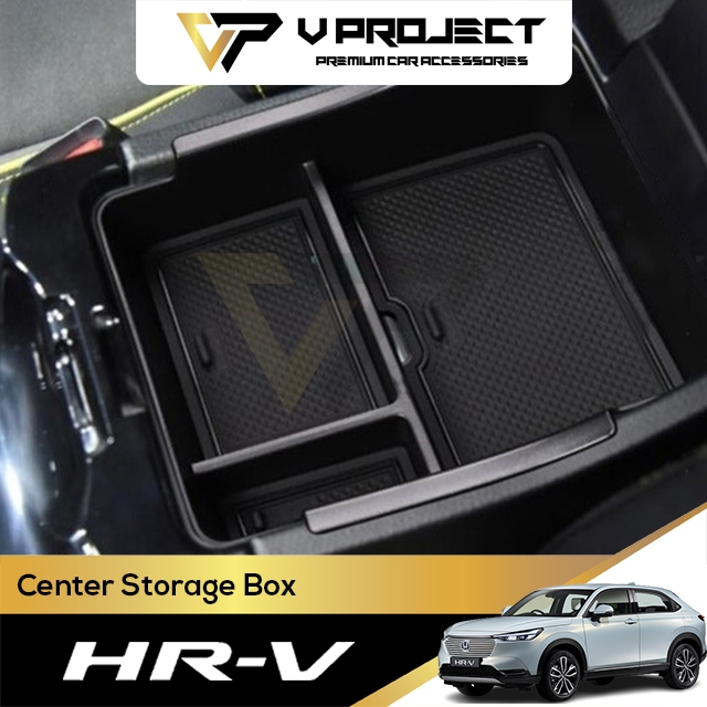 Honda HRV 2022-2025 Center กล่องเก็บที่วางแขนฝาครอบเหรียญกล่องถาดสําหรับ HRV V โครงการรถอุปกรณ์เสริม