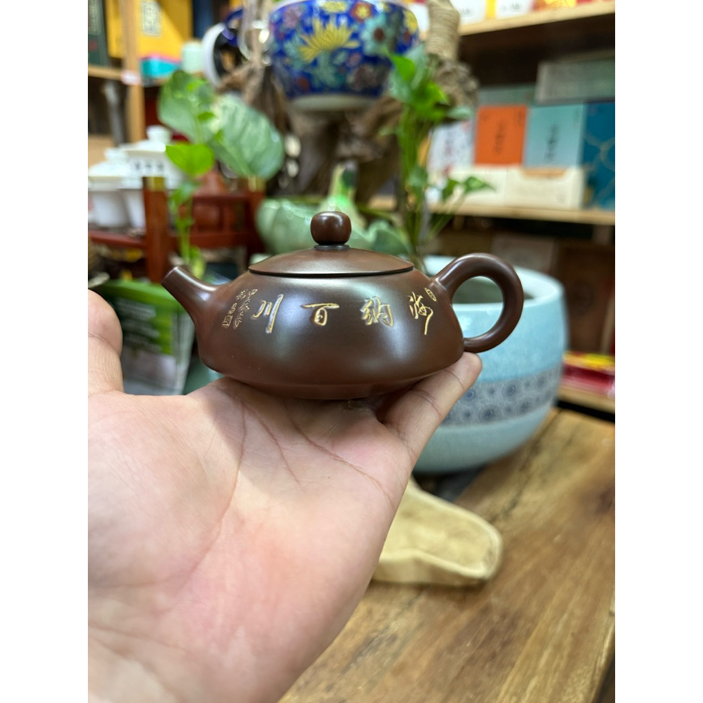 Guangxiqinzhou Xingxing เครื่องปั้นดินเผา Handmade ที่มีชื่อเสียง Masters ทํา Trace องค์ประกอบเครื่อ