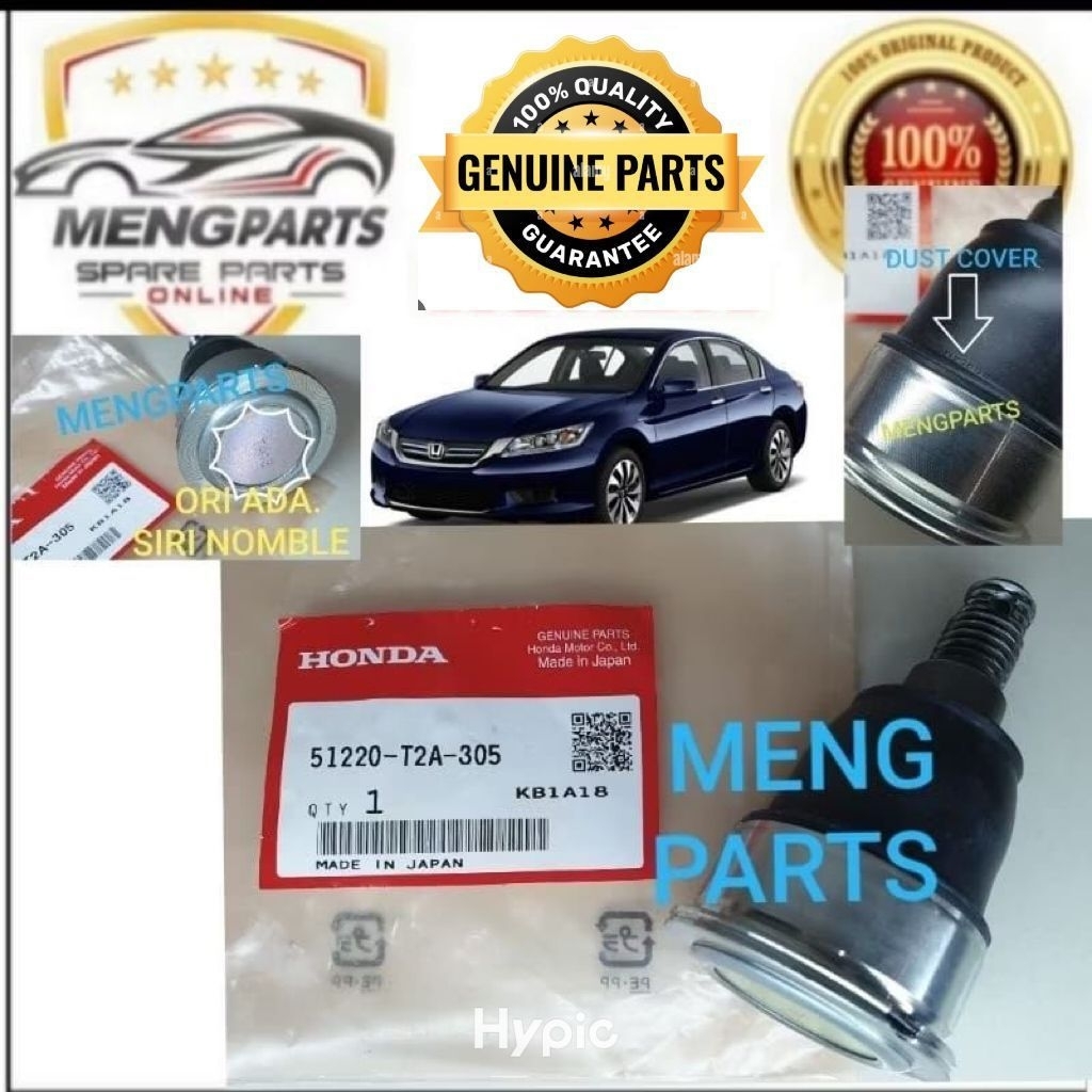 *****ACCORD CR T2A T2M 2.0 & 2.4 LOWER ARM BALL JOINT เท่านั้น 51220-T2A-305