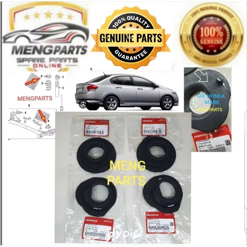 ***** CITY GM2 TMO & JAZZ GE TFO 2009Y-2013Y REAR COIL SPRING RUBBER TOP & LOWER 52691-TG1-T00 52748