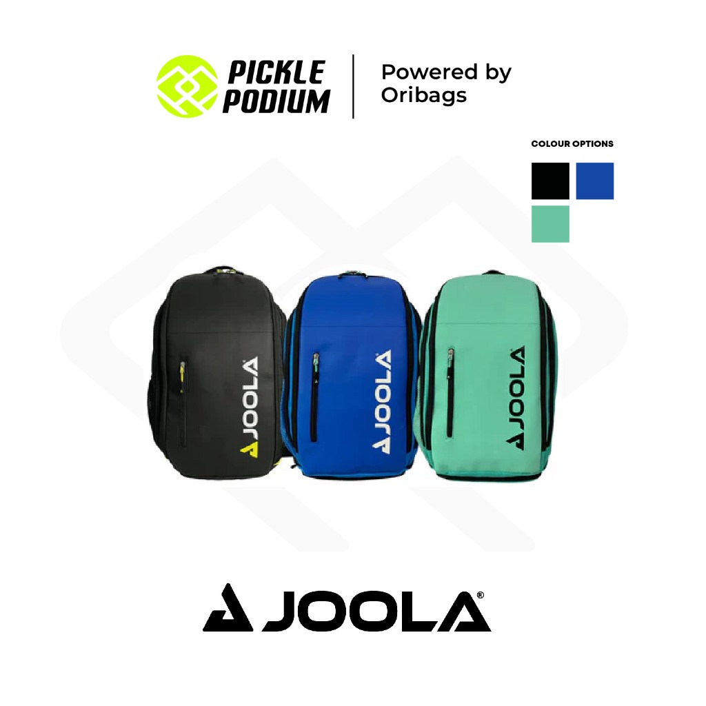 Joola Vision II Sports Pickleball Backpack Water Resistance Multi-Compartment Bag Premium Beg Galas 