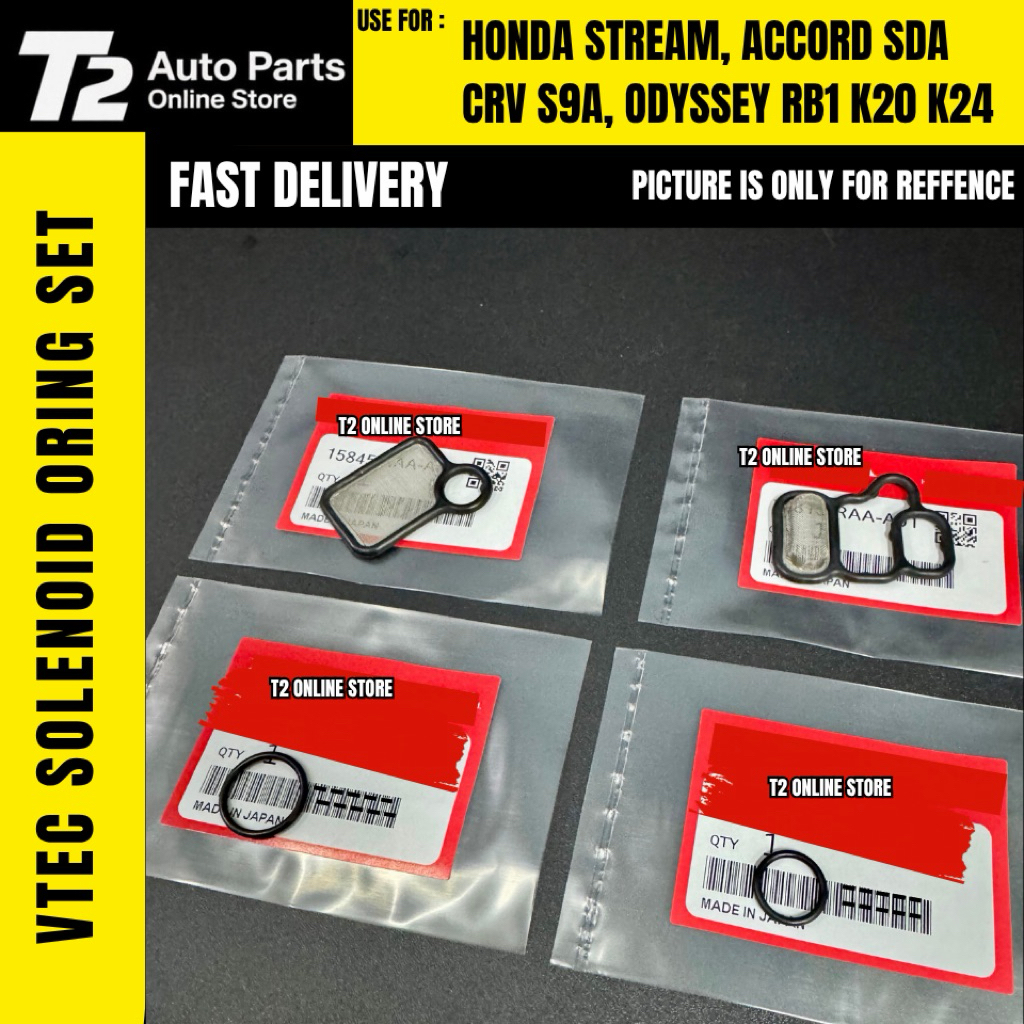 T2 HONDA STREAM, ACCORD SDA,CRV S9A, ODYSSEY RB1 VTEC SOLANOID ORDING SET สําหรับ K20, K24 SERIES 15