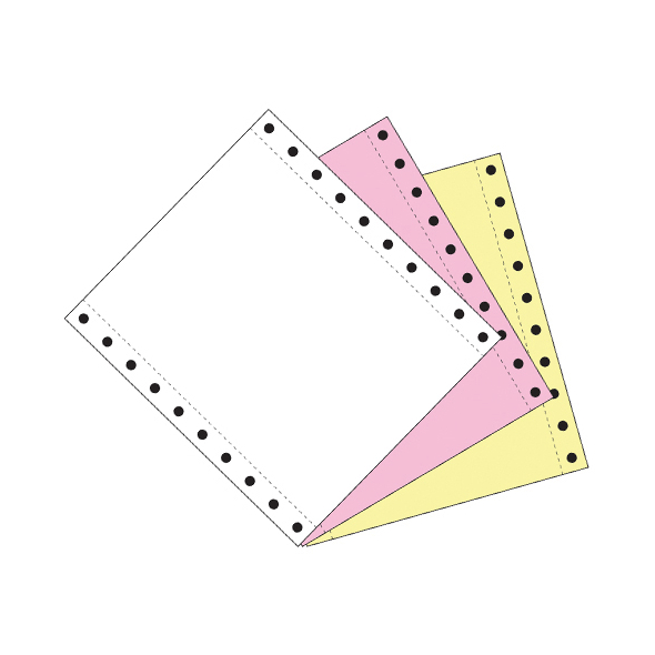 ACEFORM 3ply Computer Form / กระดาษคอมพิวเตอร์ 250พัด (W/P/Y) กระดาษดอทเมทริกซ์ / รูปแบบคอมพิวเตอร์ 