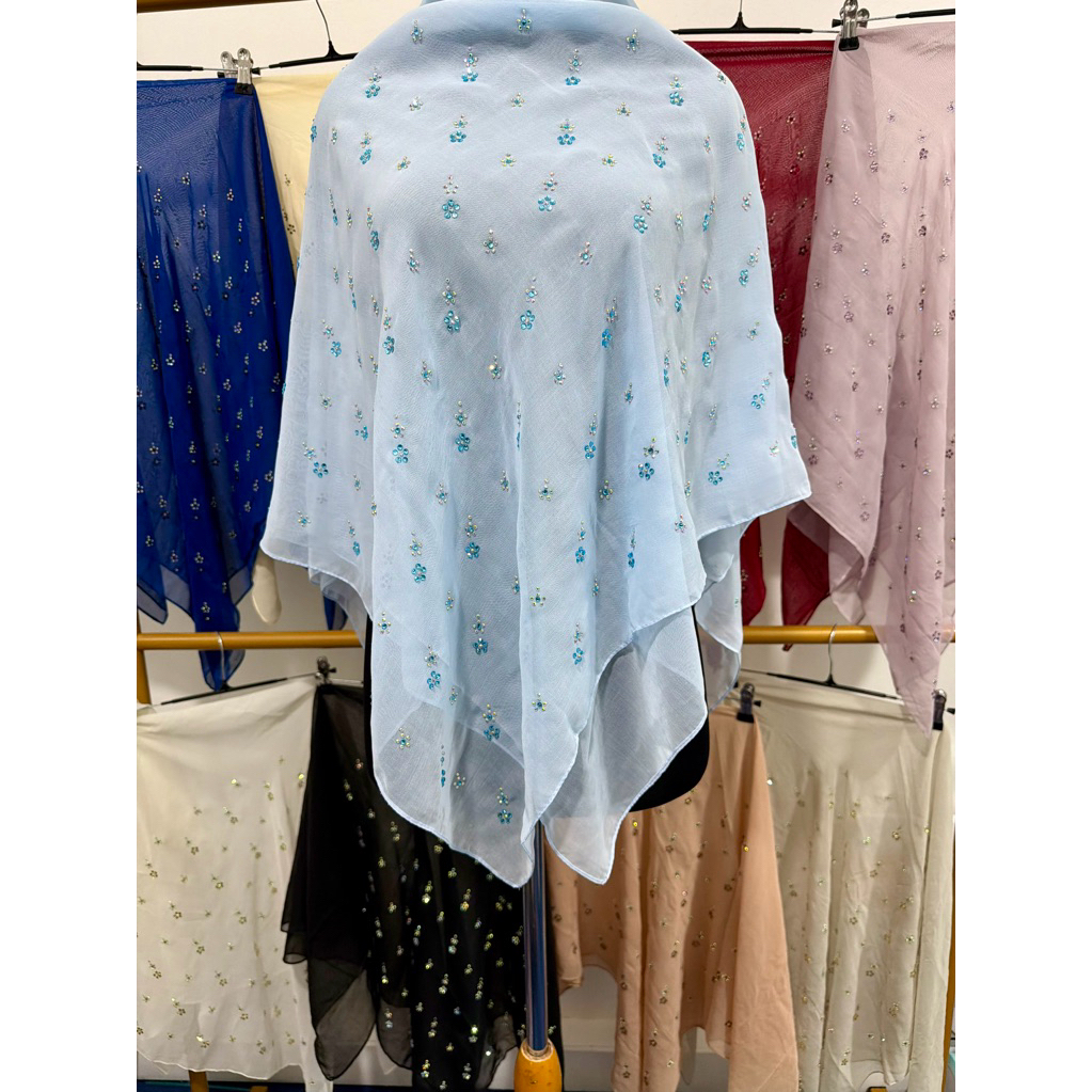 Bawal Cotton Flower Batu ️ผ้าฝ้ายญี่ปุ่นพรีเมี่ยม Bidding 45