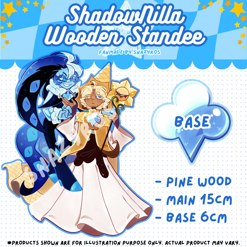 คุกกี้: Run Kingdom ShadowNilla ขาตั้งไม้ 15 ซม