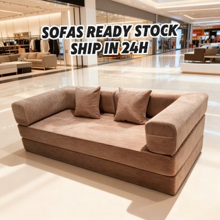 【SHIP IN 24H】Trikings Compression Sofa Bed Washable Reomvable Pet-Friendly Sofa Suitable for 2-4 Seaters