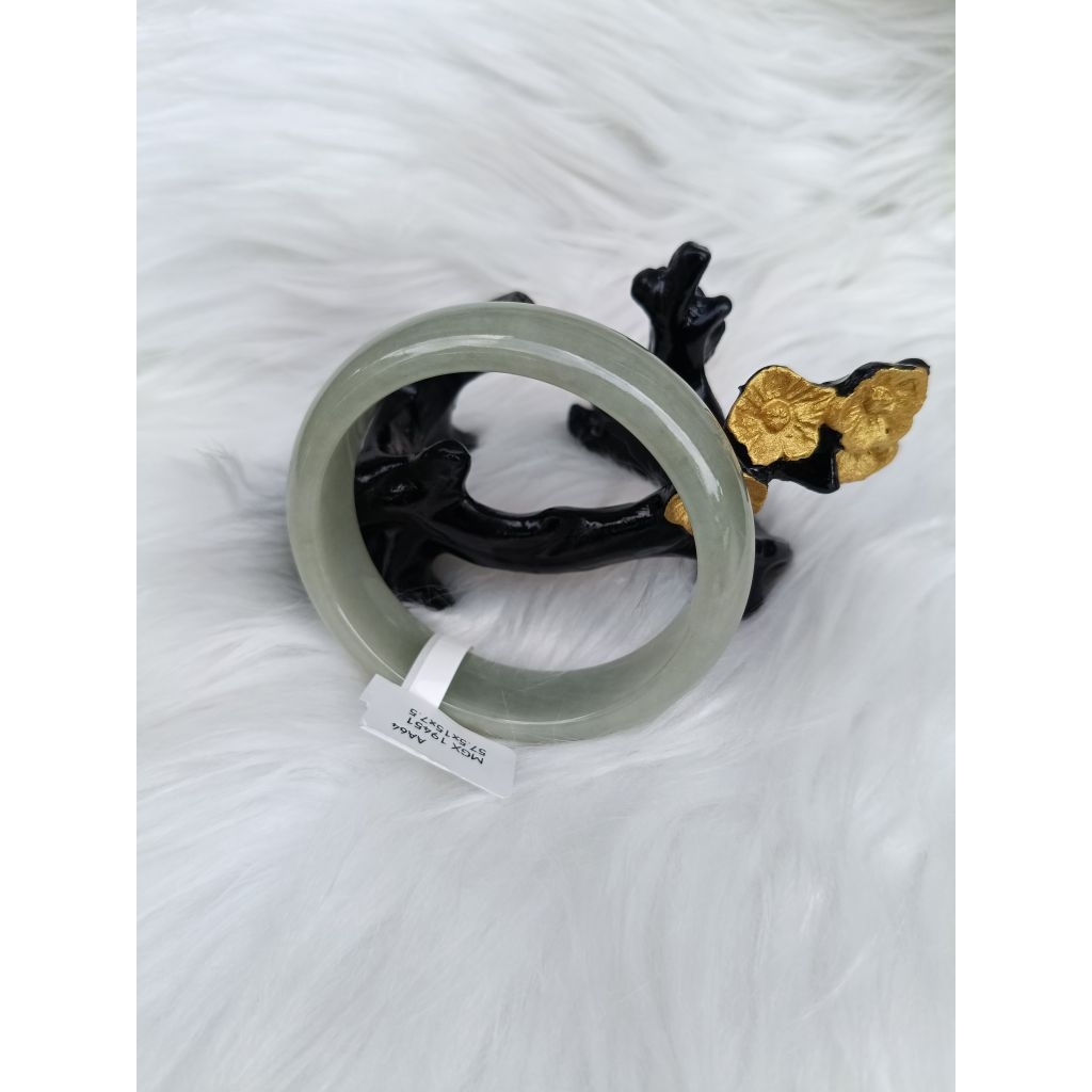 อ่า64 กําไลหยก 57มม. 手57口圈สร้อยข้อมือ 19451