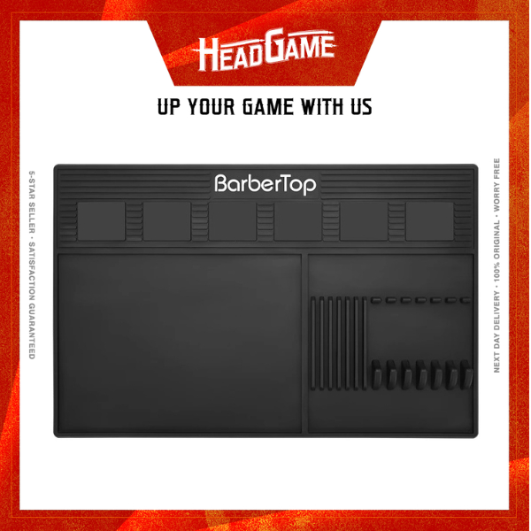 หวีจับยางแม่เหล็ก Barber Top & Razors Station Mat ( L-Black ) BT01