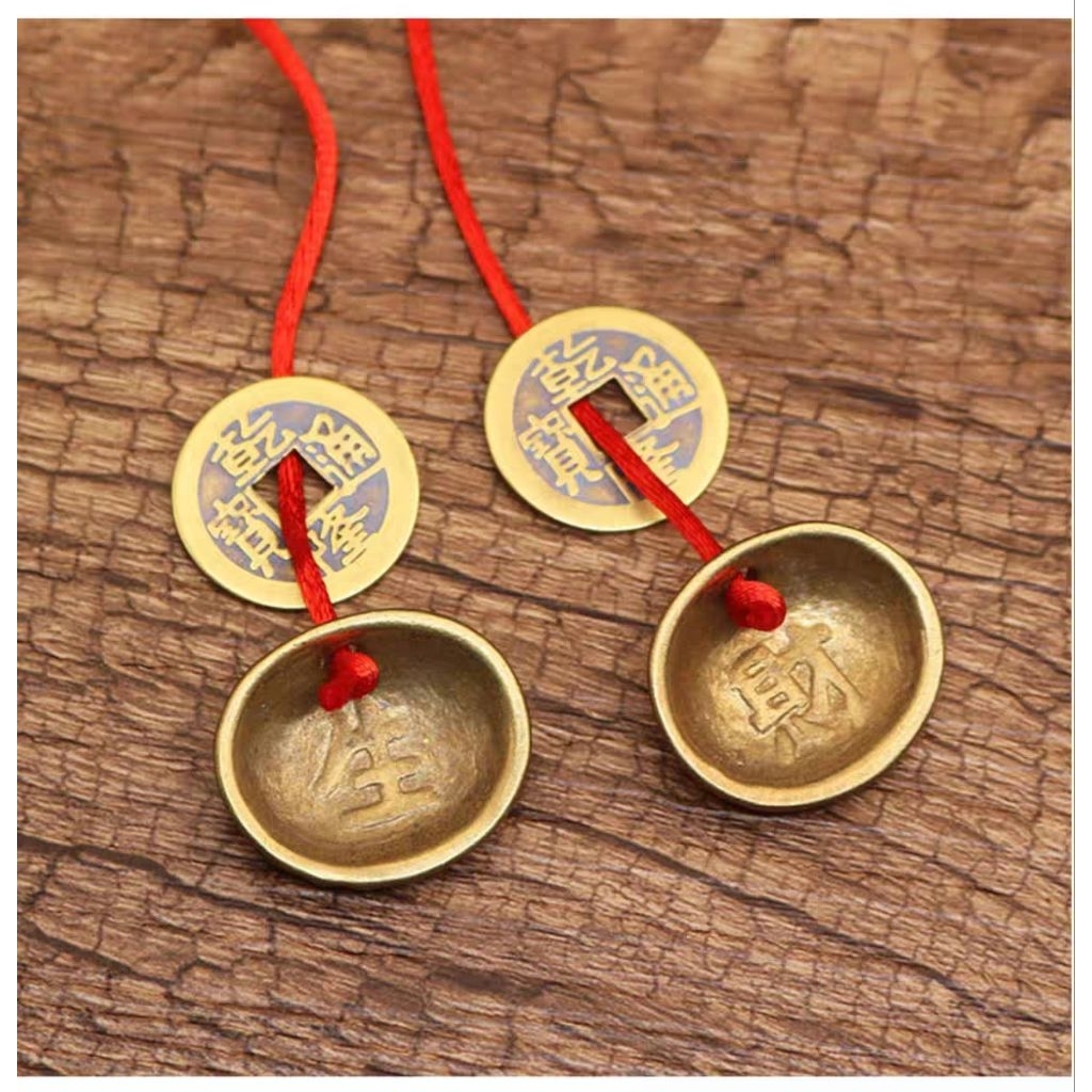 เหรียญทองแดงเปลือกทองเหลืองบริสุทธิ์หนา Conjoined Holy Grail Holy Grail Copper Holy Grail