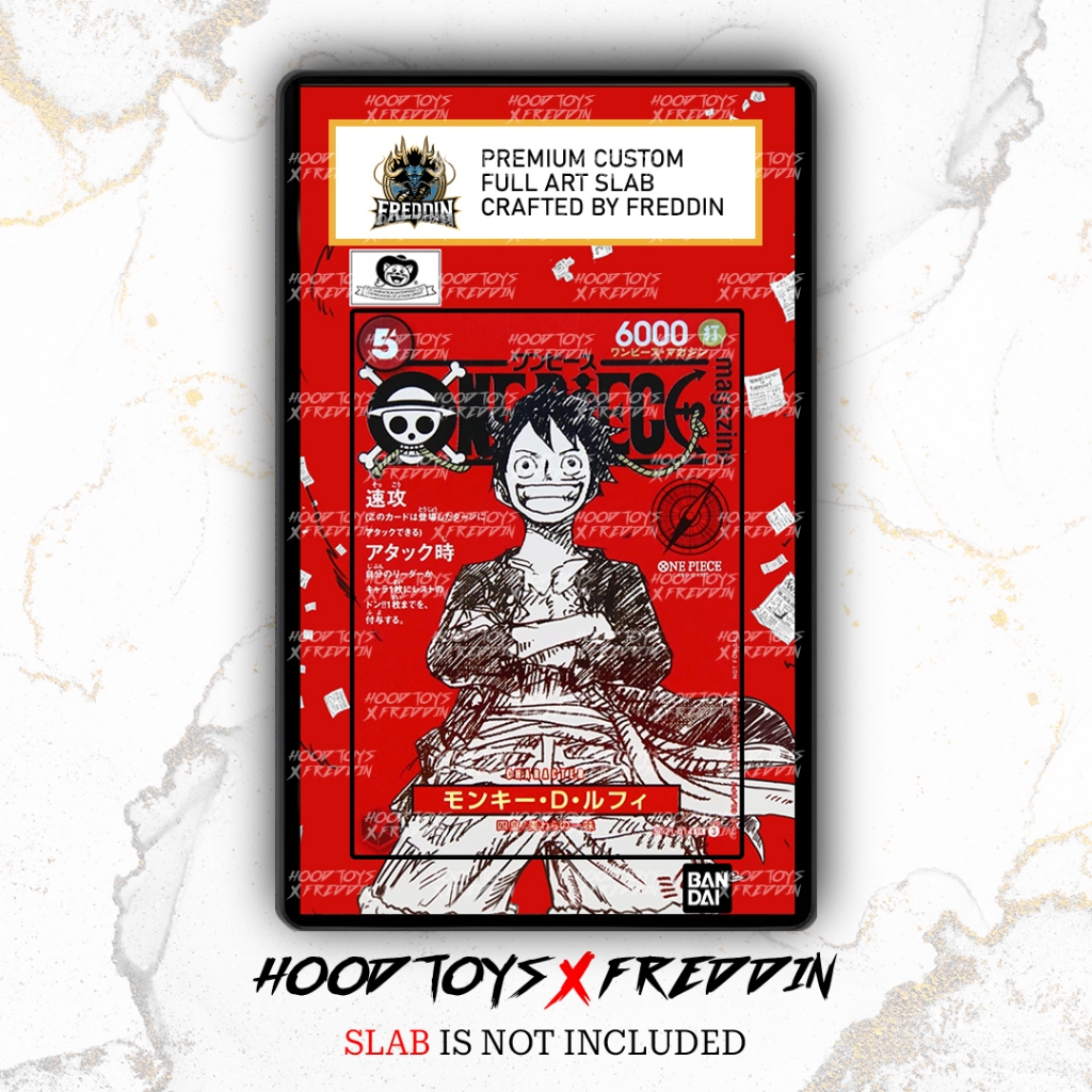 LUFFY MAGAZINE FULL ART SLAB [ONE PIECE TCG]