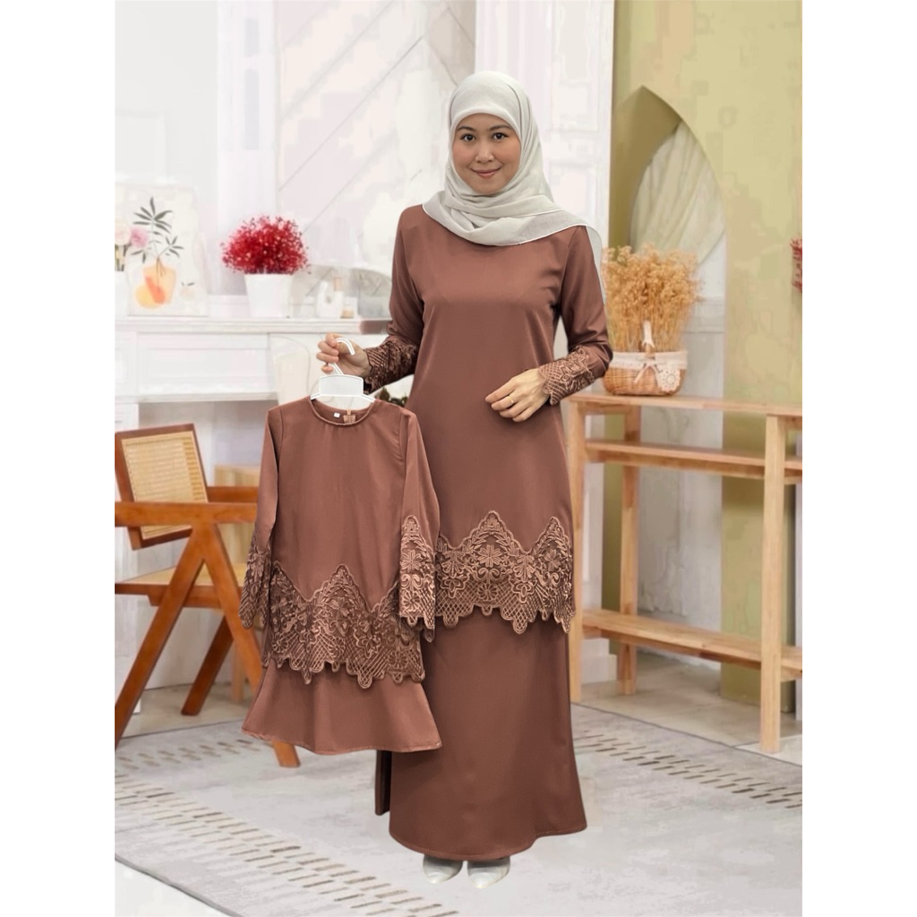 KURUNG SOPHIA LACE Budak (Eksklusive) Muslimah RAYA 2026
