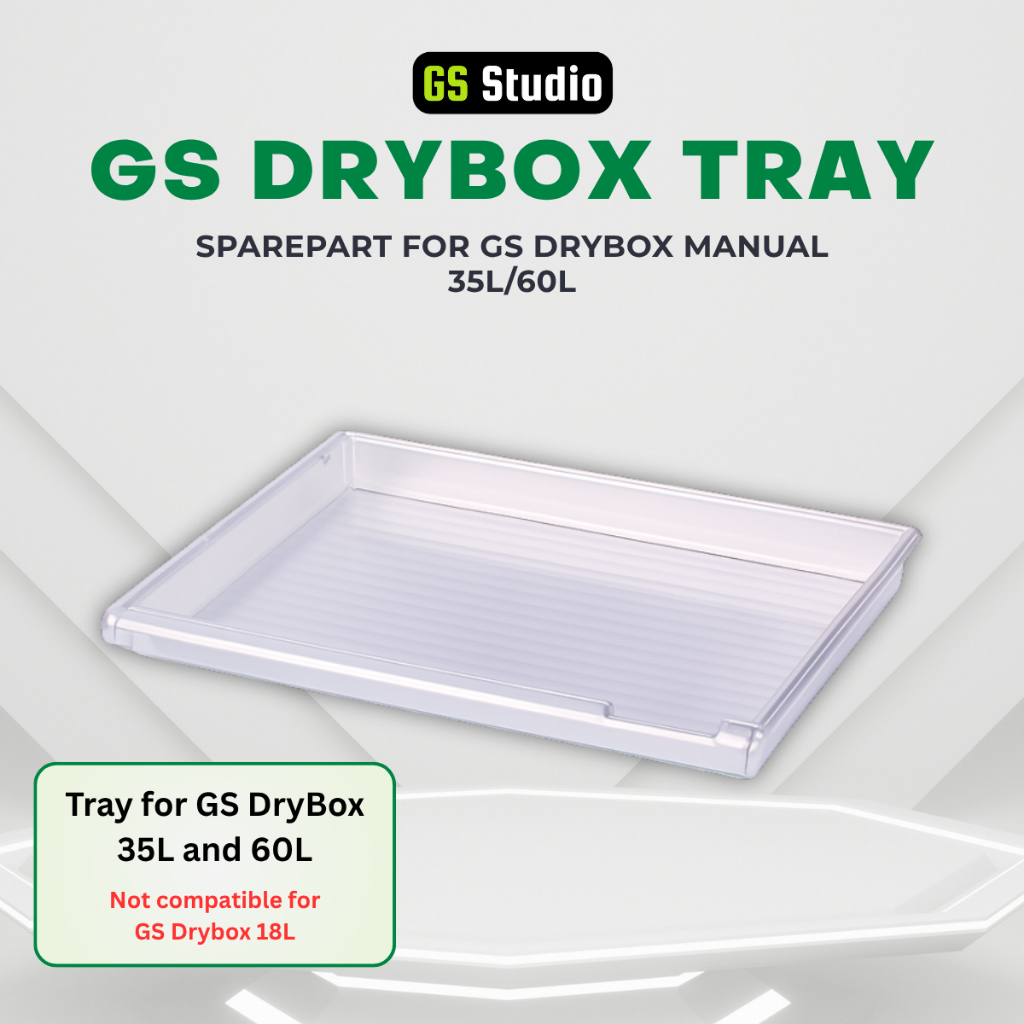GS ถาด DryBox สําหรับตู้แห้ง 35L 60L | อะไหล่ทดแทนและอะไหล่สําหรับกล่องแห้งแบบแมนนวล