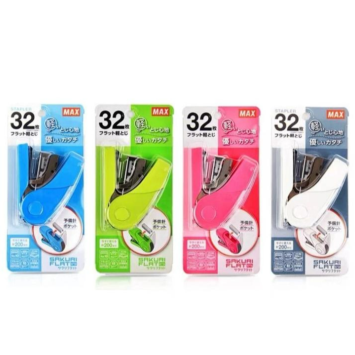 MAX STAPLER SET HD-10FL3K SAKURA FLAT