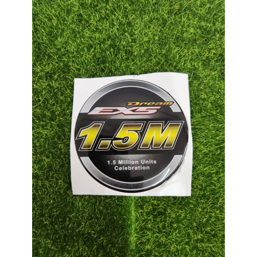 สติ๊กเกอร์ 1.5 MILLION UNIT CELEBRATIONS HONDA EX5 DREAM (TIMBUL)