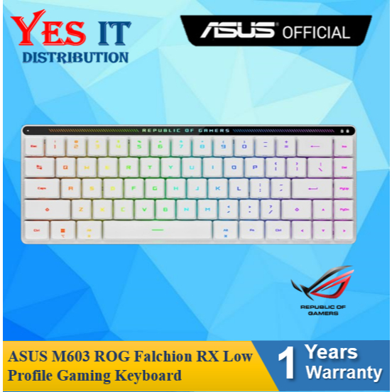 ASUS M603 ROG Falchion RX Low Profile Gaming Keyboard