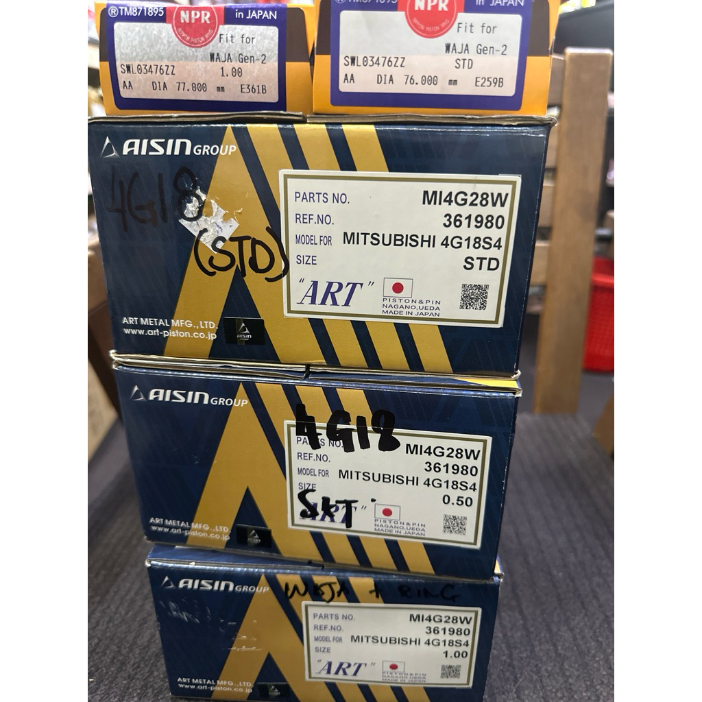 ART PISTON SET PROTON WAJA 4G18 INCLUDE PISTON RING