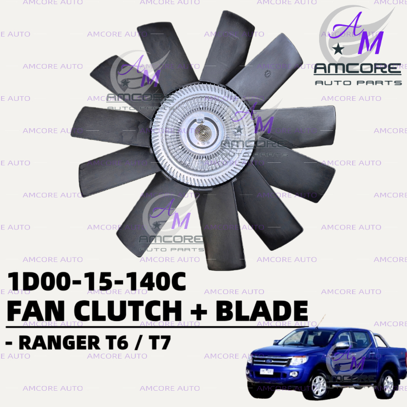 FORD RANGER T6 / T7 / BT50 - FAN CLUTCH WITH BLADE / FAN CLUTCH ASSY / FAN MOTOR (1D00-15-140C)