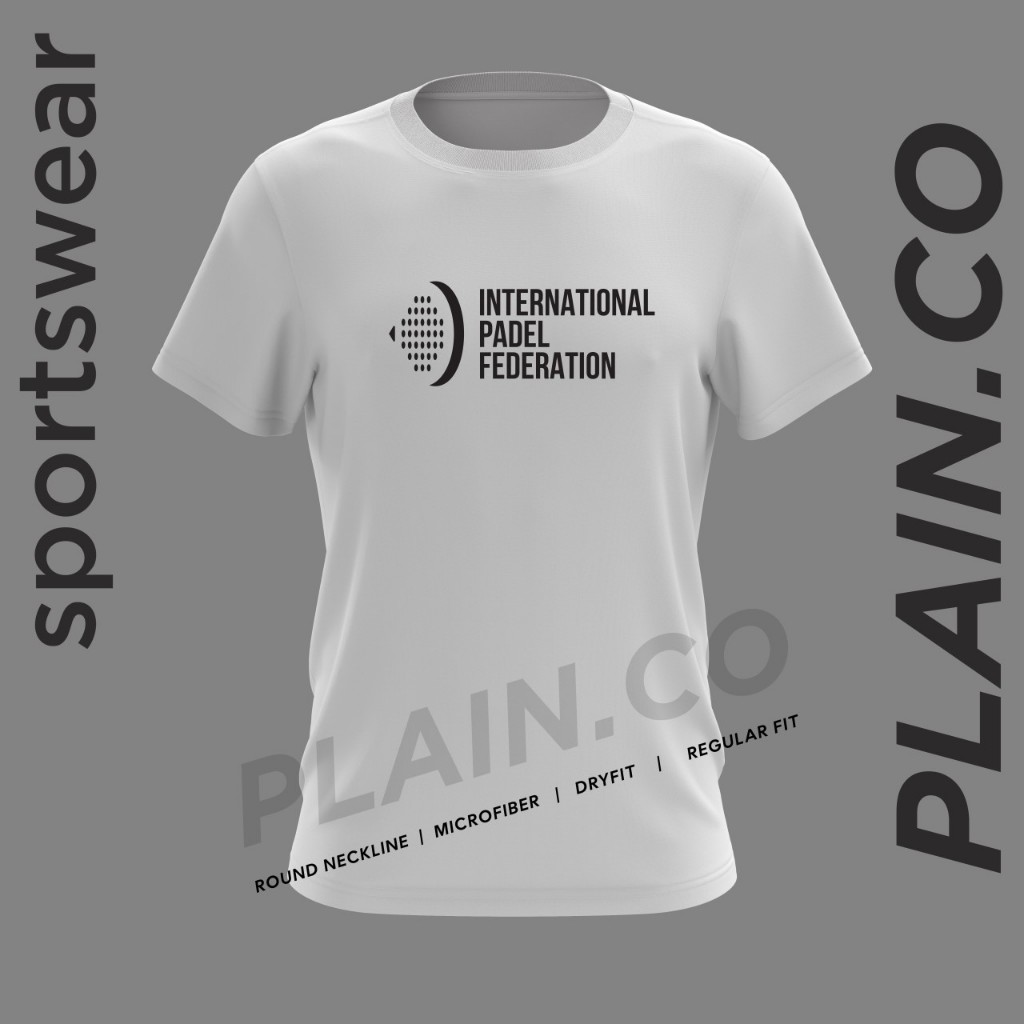 IPF PADEL FEDERATION Pickleball Padel Tennis Badminton Drifit Shirt