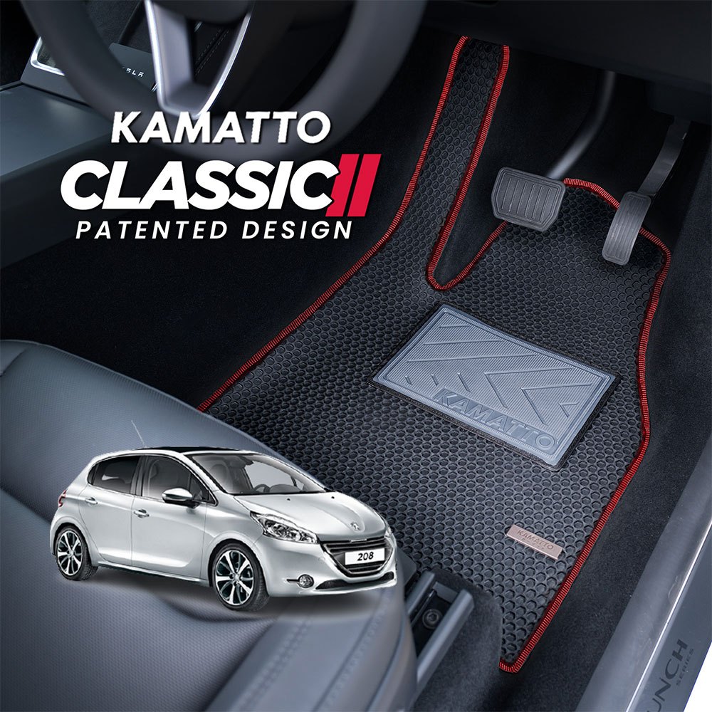 Kamatto Classic Peugeot 208 2013 - นําเสนอพรมปูพื้นรถยนต์และพรม