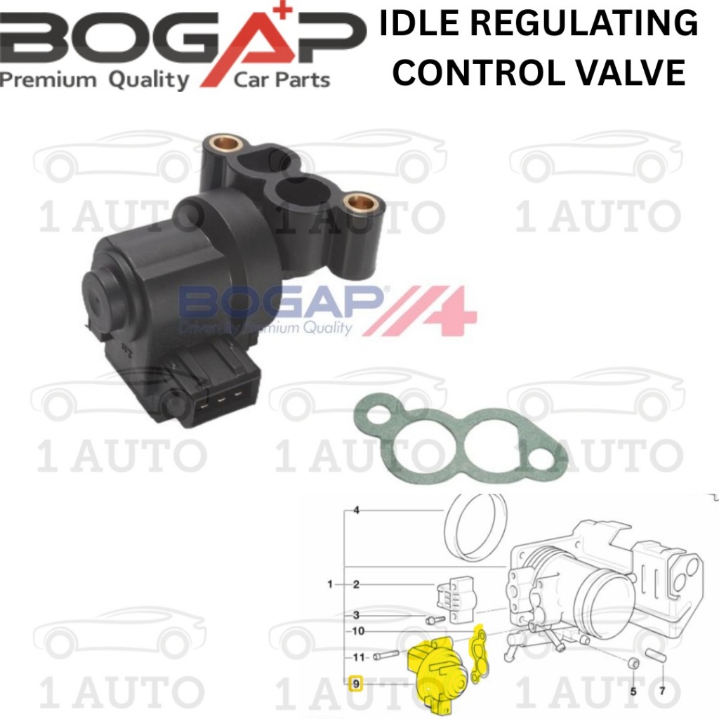 BOGAP GERMANY IDLE CONTROL VALVE BMW M43 ENGINE E46 318i 1.9 E36 318i M43 Z3 1.9
