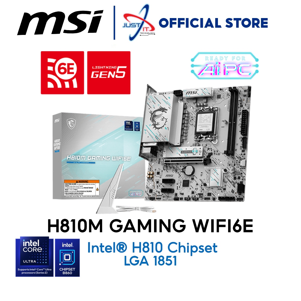 MSI H810M GAMING WIFI DDR5 / D5 AM5 GAMING MOTHERBOARD COMBO DEAL ULTRA 5 235 / 225F