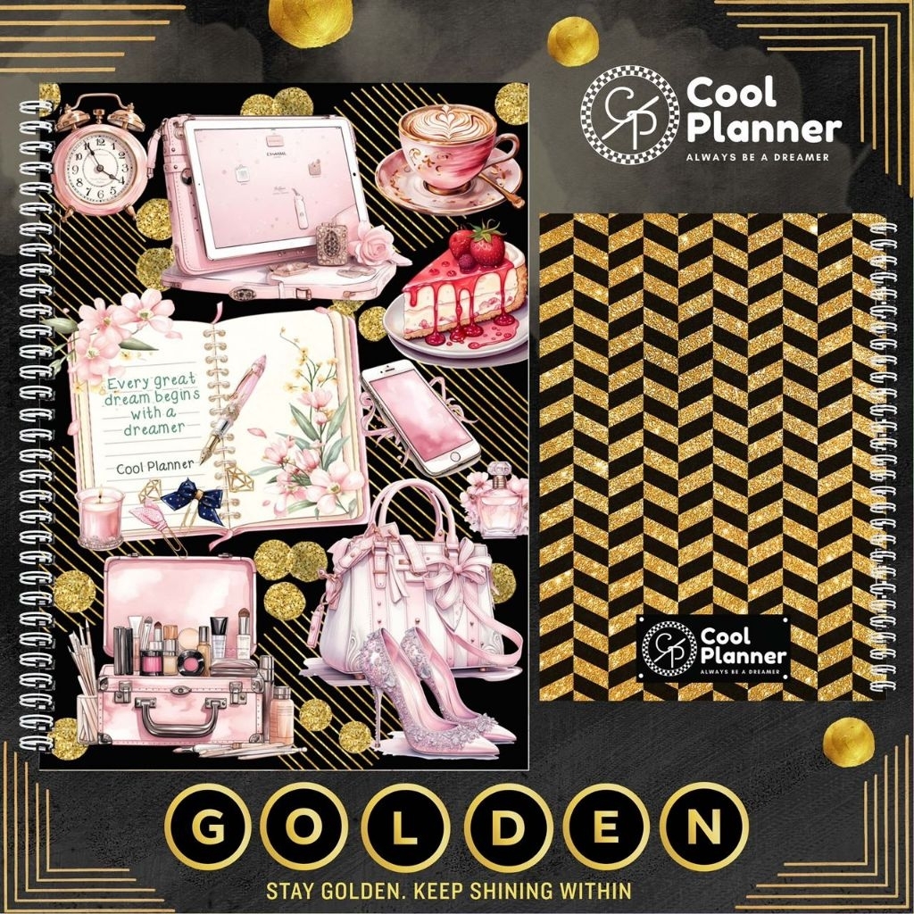 Planner 2026 A5 Cool Planner A3 ปฏิทินติดผนัง, บุ๊คมาร์คและสติ๊กเกอร์