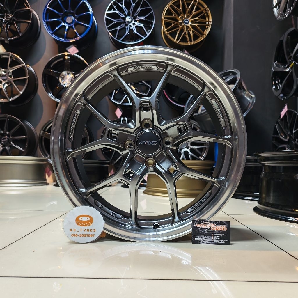 [1PC] ขอบสปอร์ตใหม่ 17 นิ้ว RAYS G025LC 17X7.5JJ ET42 4H100 LBLP