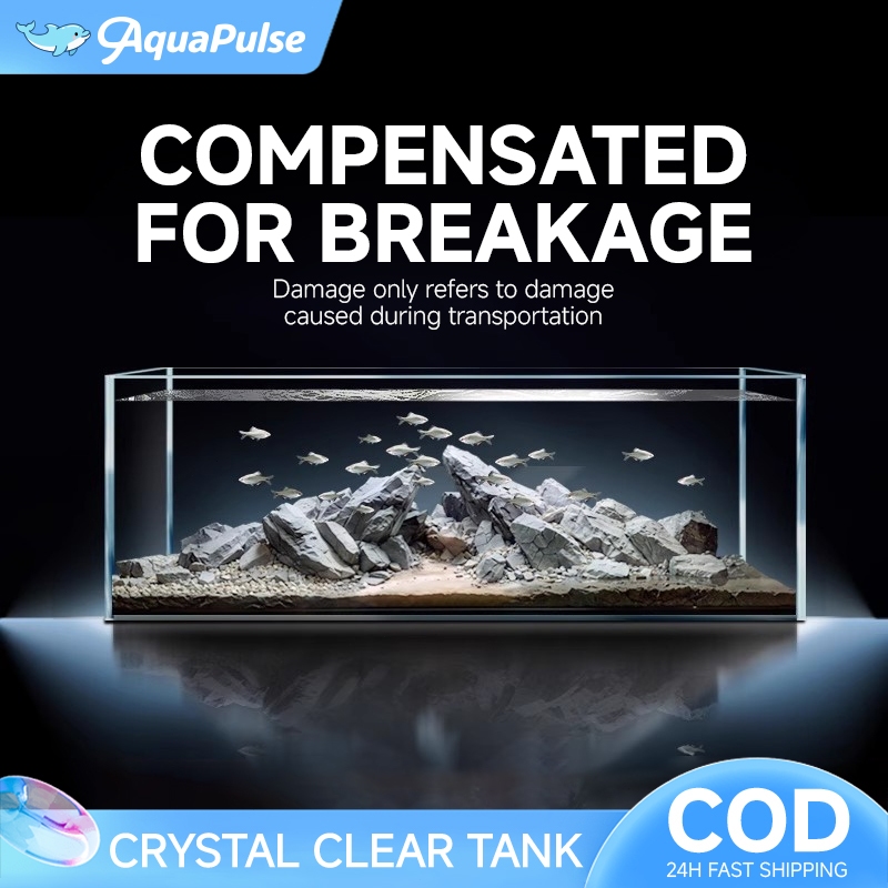 Crystal Clear Tank Aquarium CC Tank Aquascape,360 Panoramic Fish Tank,Glass Aquarium Tank
