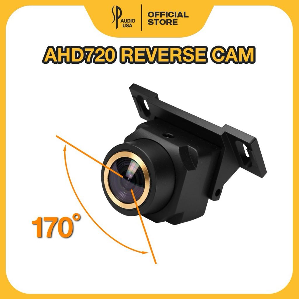 Kamera Undur AHD 720P 170 มุมกว้างกันน้ํา Night Vision AHD Starlight HD