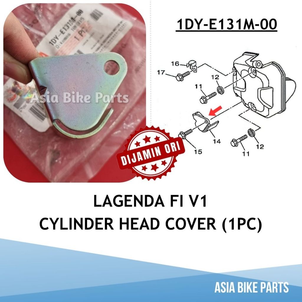 Yamaha Lagenda FI V1 ฝาครอบฝาสูบ / ฝาครอบหัวเล็ก - 1DY-E131M-00