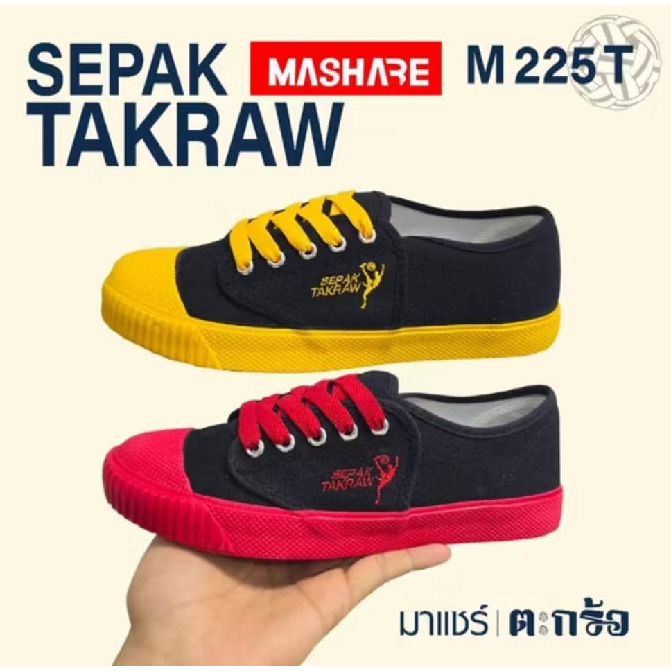 [MJS][ขนาด 37-45] รองเท้า SEPAK TAKRAW MASHARE The Tak Shoes Kasut Sepak Takara MASHARE