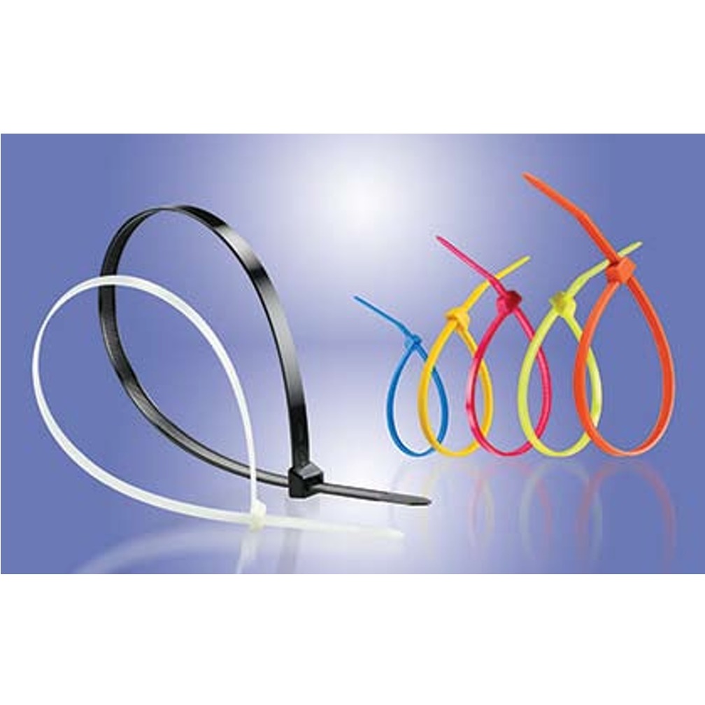 EZIS - AVC ALT550H 100 ชิ้นสี: ธรรมชาติ, L:556 มม. x W:12.7 มม. HEAVY DUTY Cable Ties ไนลอนลวด Zip T