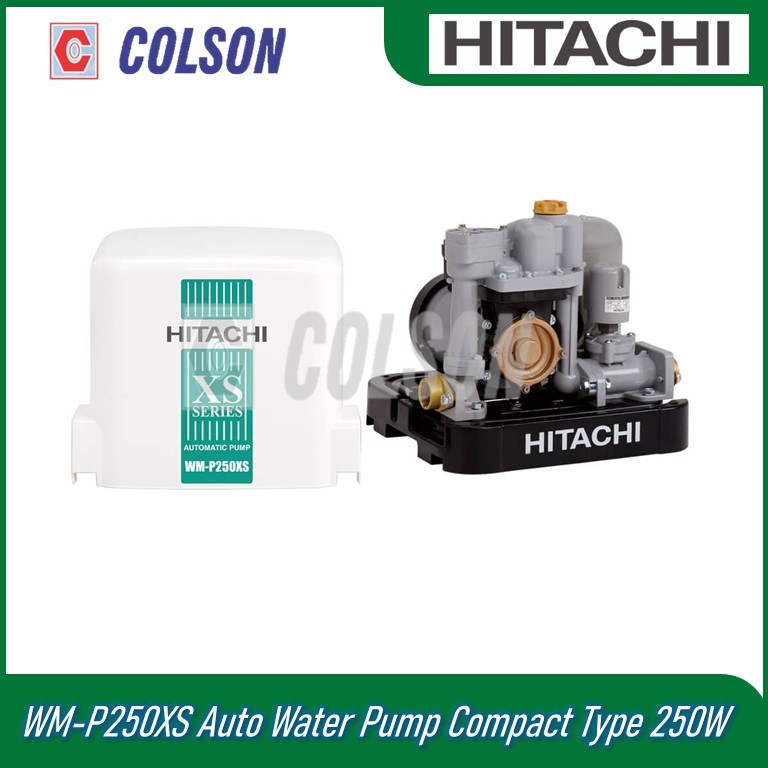 COLSON HITACHI WM-P250XS ปั๊มน้ําอัตโนมัติ Compact Type 250W