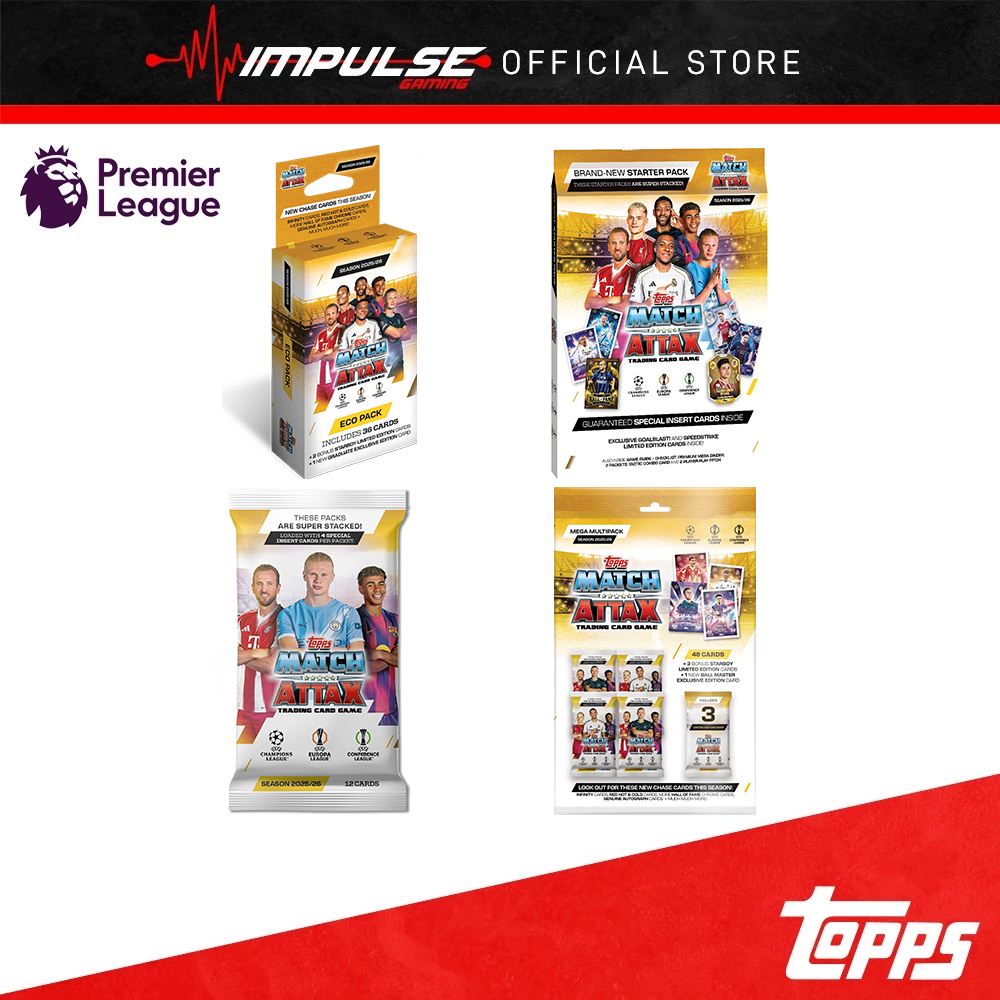 Topps TCG UCC Match Attax 2025/26 - Starter Pack / Booster Pack / Eco Pack / Mega Multipack