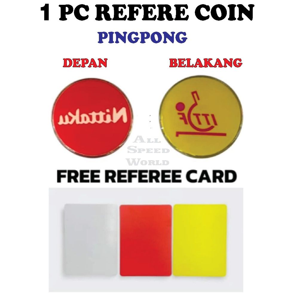1PC COIN PINGPONG/REFEREE/COIN PENGADIL