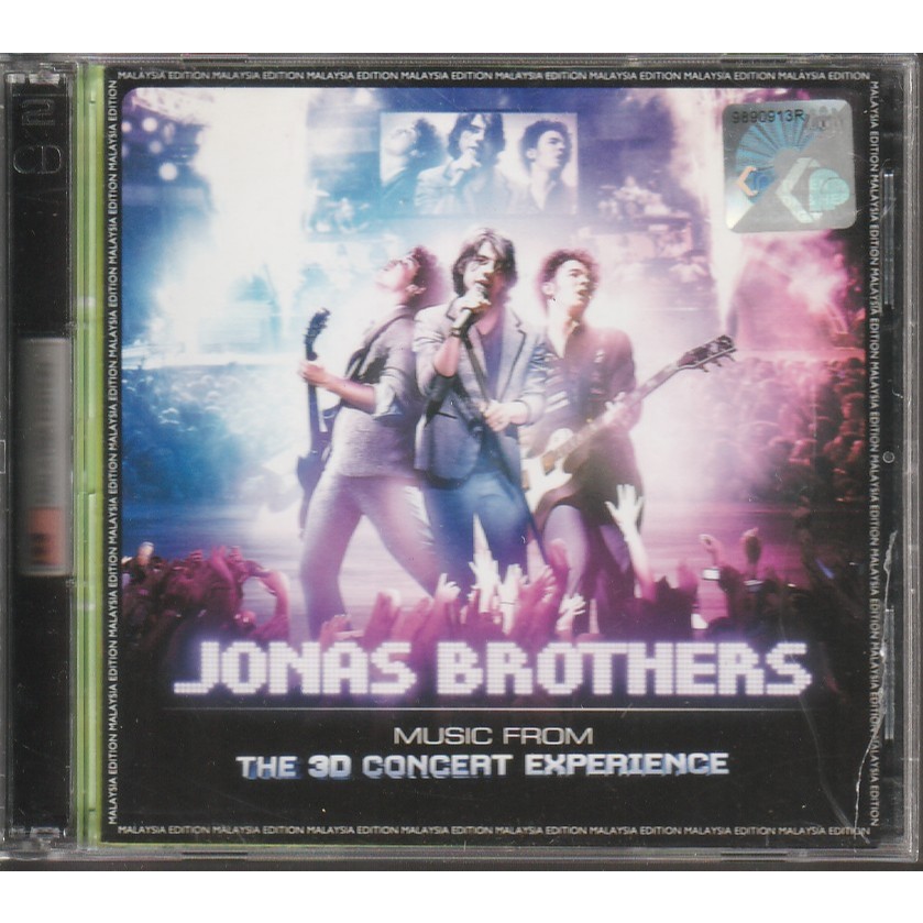 ซีดี JONAS BROTHERS : THE 3D CONCERT EXPERIENCE
