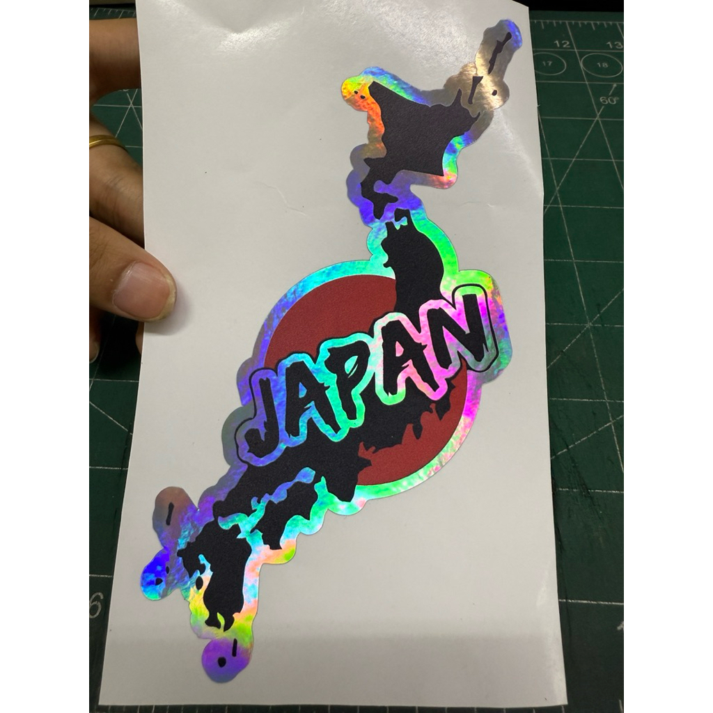 สติ๊กเกอร์ RAINBOW JAPAN MAP DESIGN