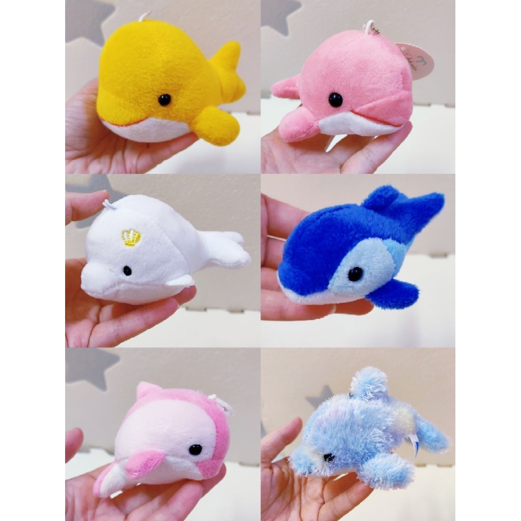 พวงกุญแจมาสคอต Preloved SKC66 พวงกุญแจ Dolphine น่ารัก dollie
